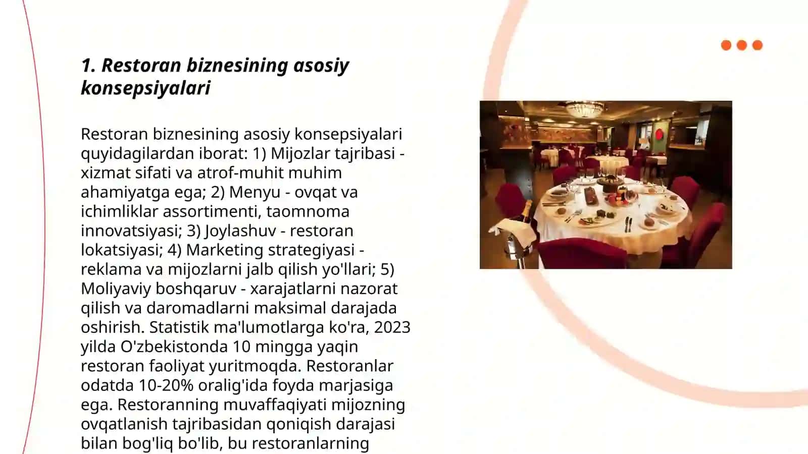 Restoran Biznesi 3