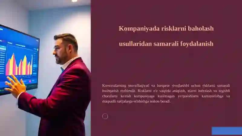 Kompaniyada risklarni baholash usullari 3