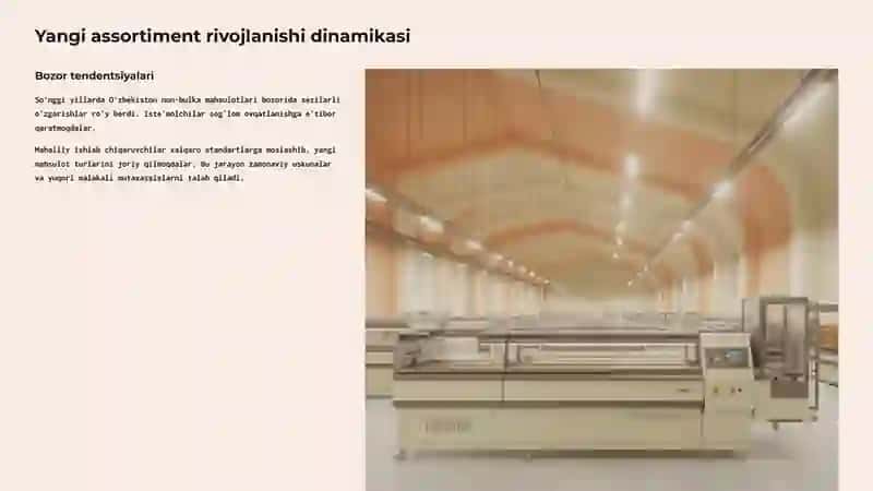 Non-bulka mahsulotlarining yangi yo'nalishlari 3