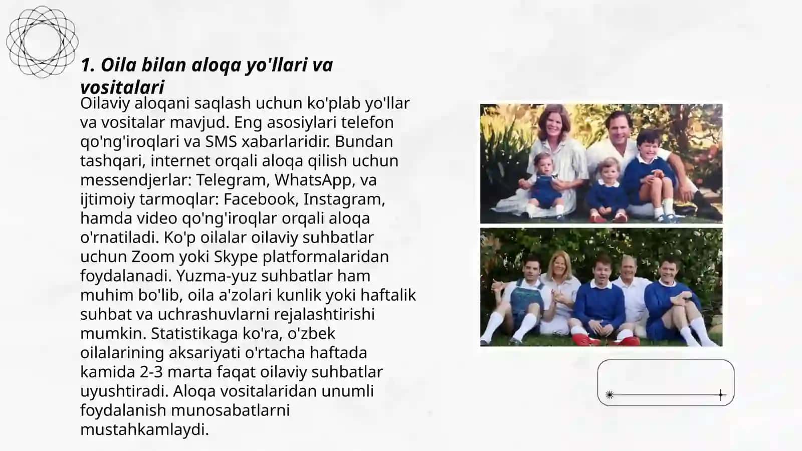 Maktabgacha talim tashkilotining oila bilan ishlash shakllari 3