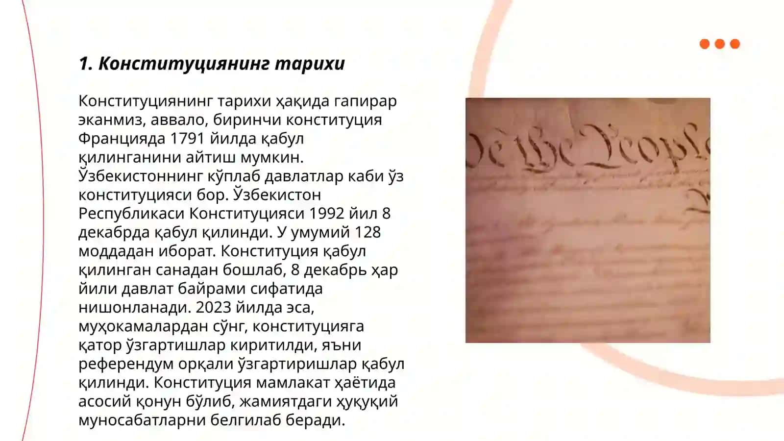 Konstitutsiyaga oid ma’lumotlar 3