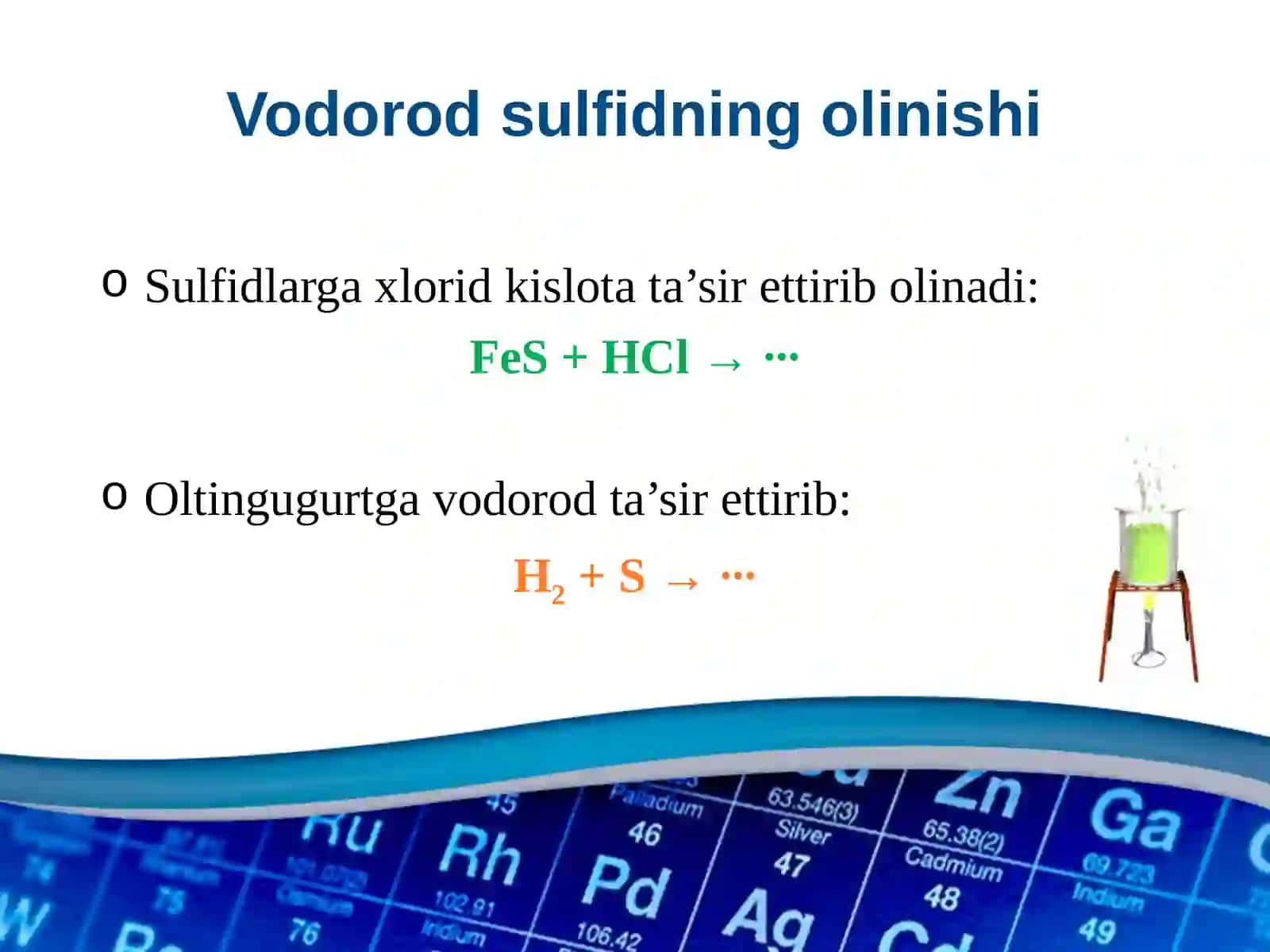Oltingugurtning vodorodli birikmalari 3
