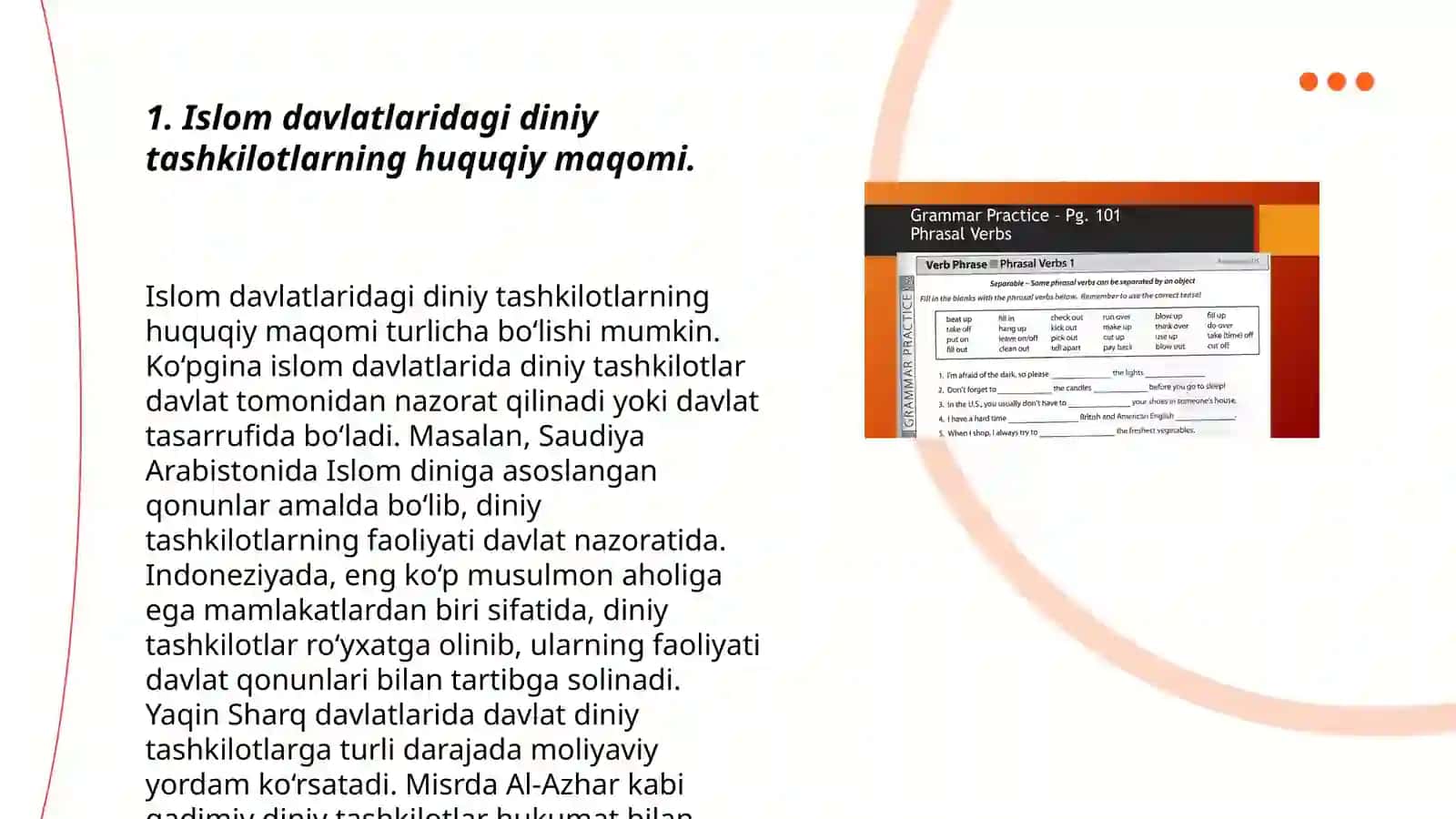 Islom davlatlaridagi diniy tashkilotlarning huquqiy maqomi 3
