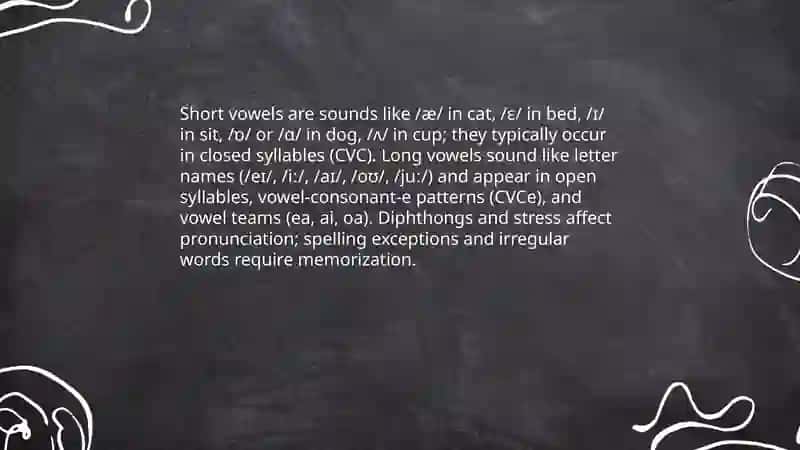 Rules of reading Vowels 3