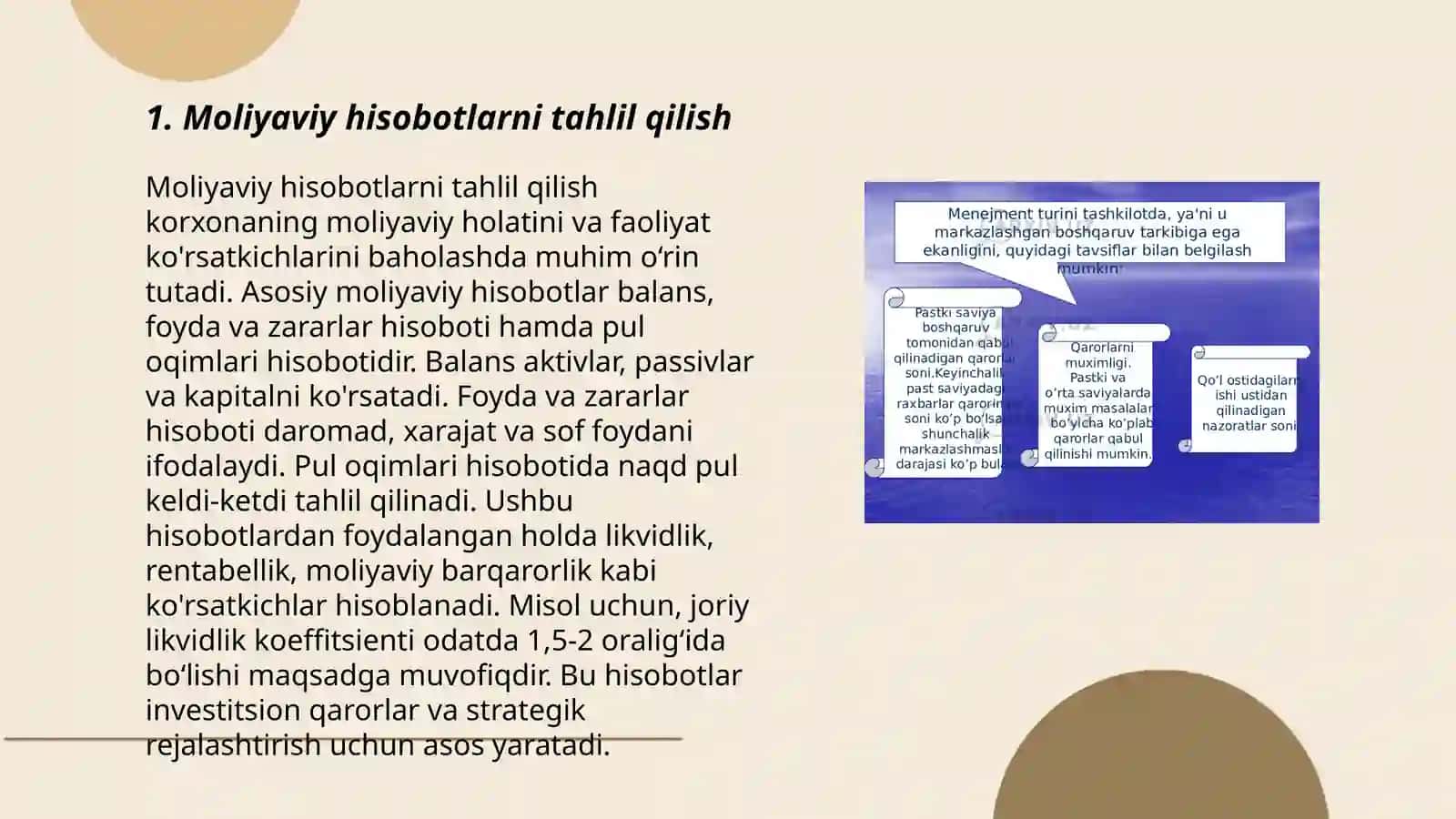 Moliyaviy hisobotlarni tahlil qilish 3
