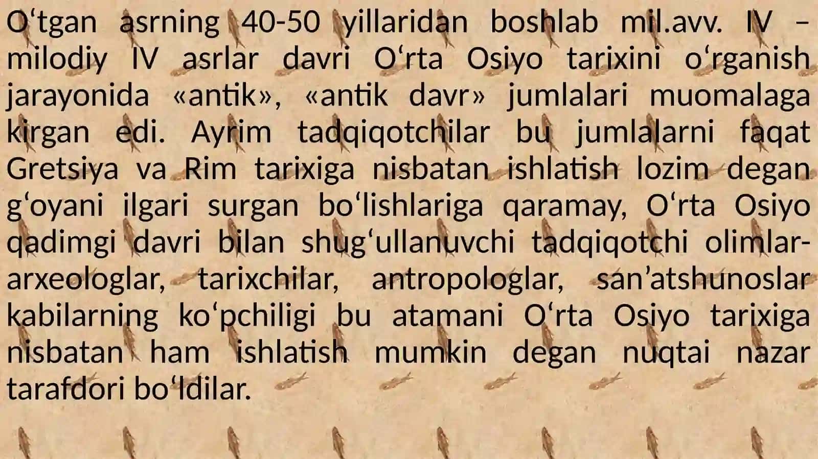 O'rta Osiyoda antik davr memorchiligi 3