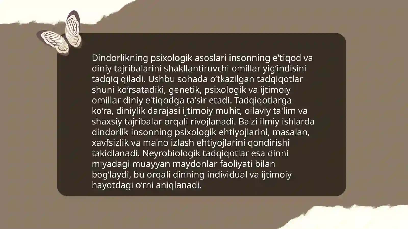 G.Olloport tadqiqotlarda dindor shaxs tipologiyasi 3
