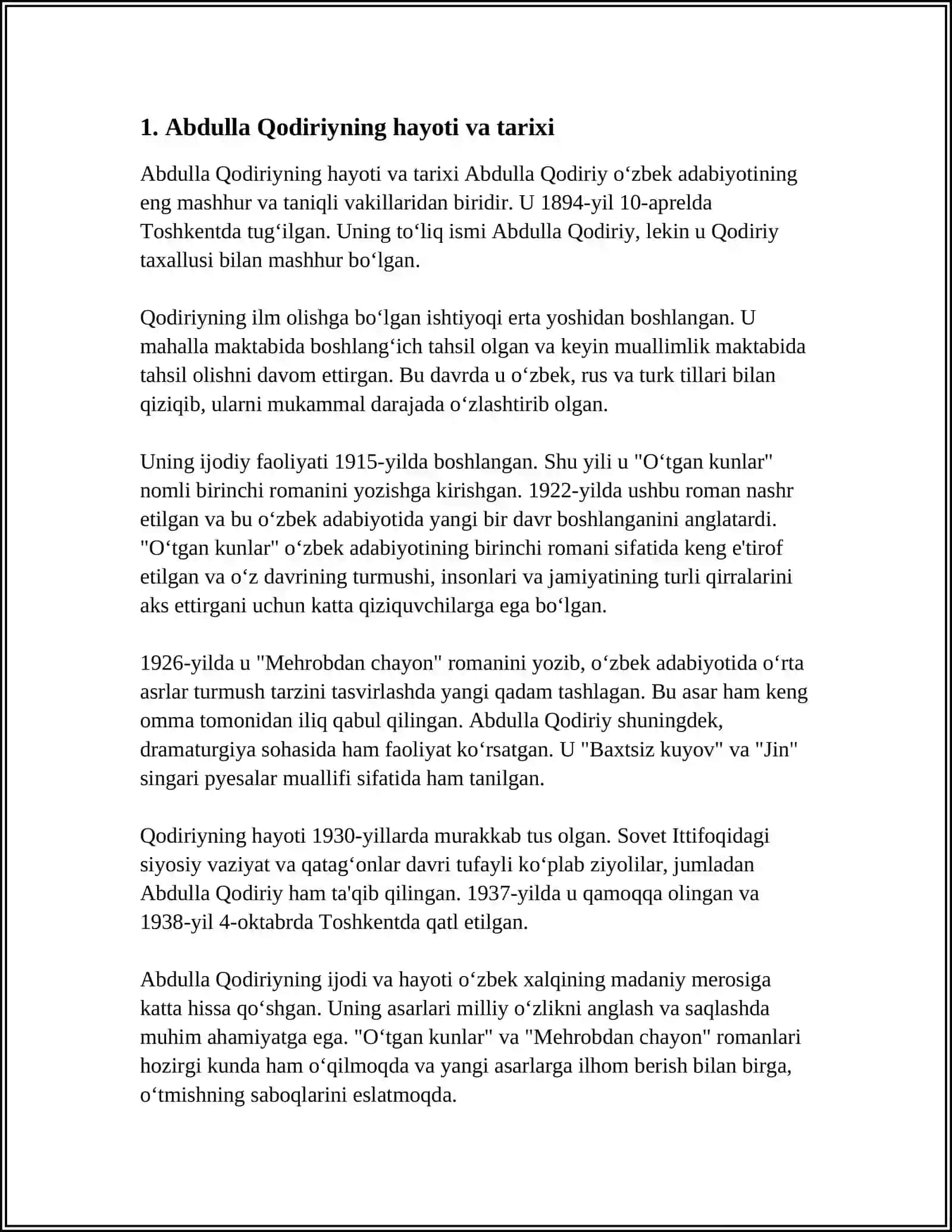 ADO HAYOTI VA IJODI 3