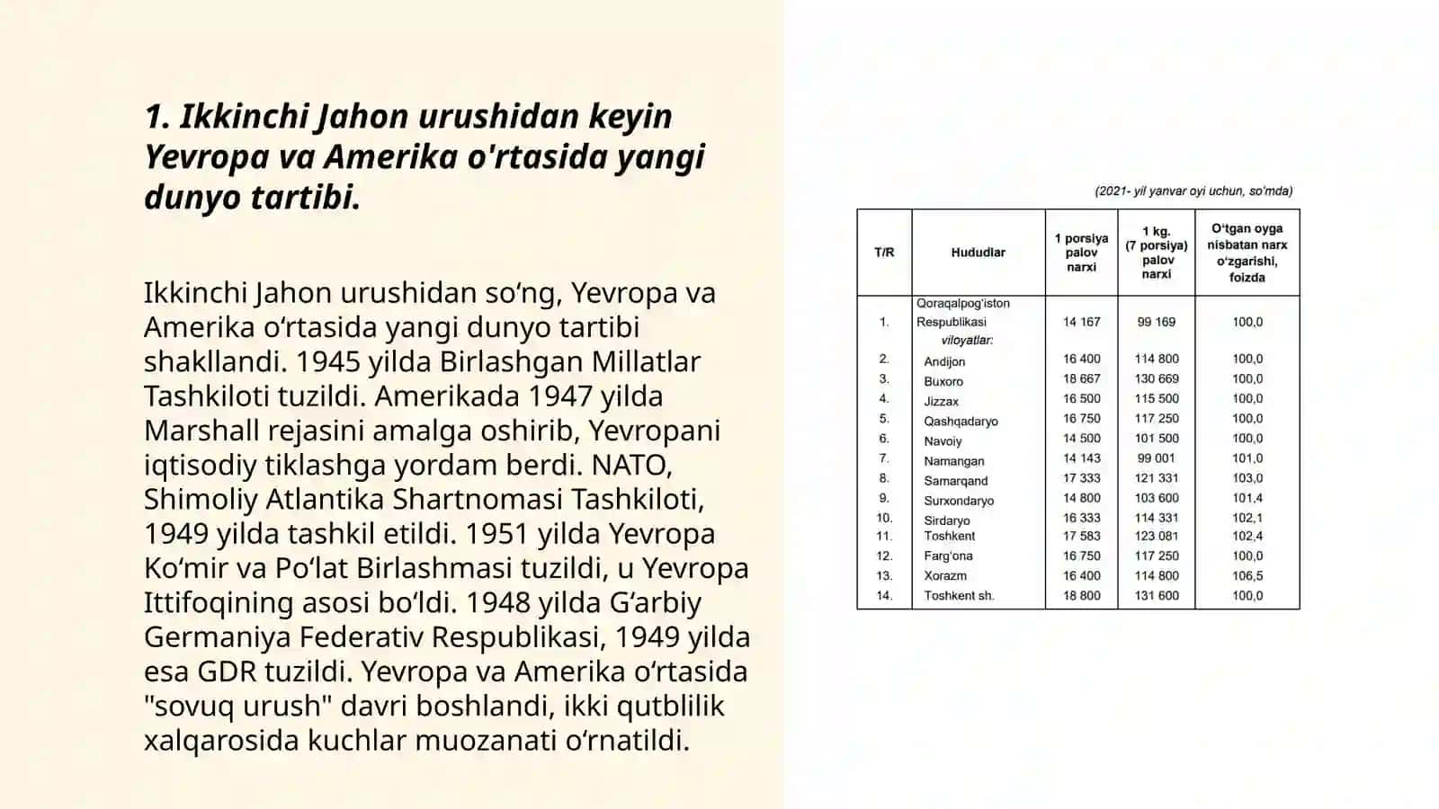 Evropa va Amerika mamlakatlari xalqaro munosabatlari 1945-1991-yillar 3