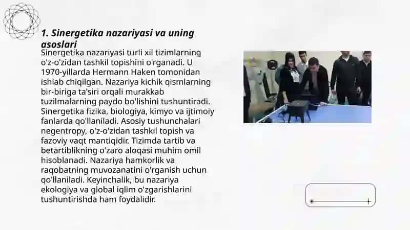 Sinergetika nazariyasi va uning asoslari 3