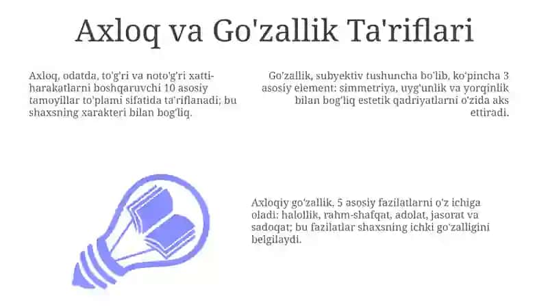 Inson axloqi bilan go'zal 3