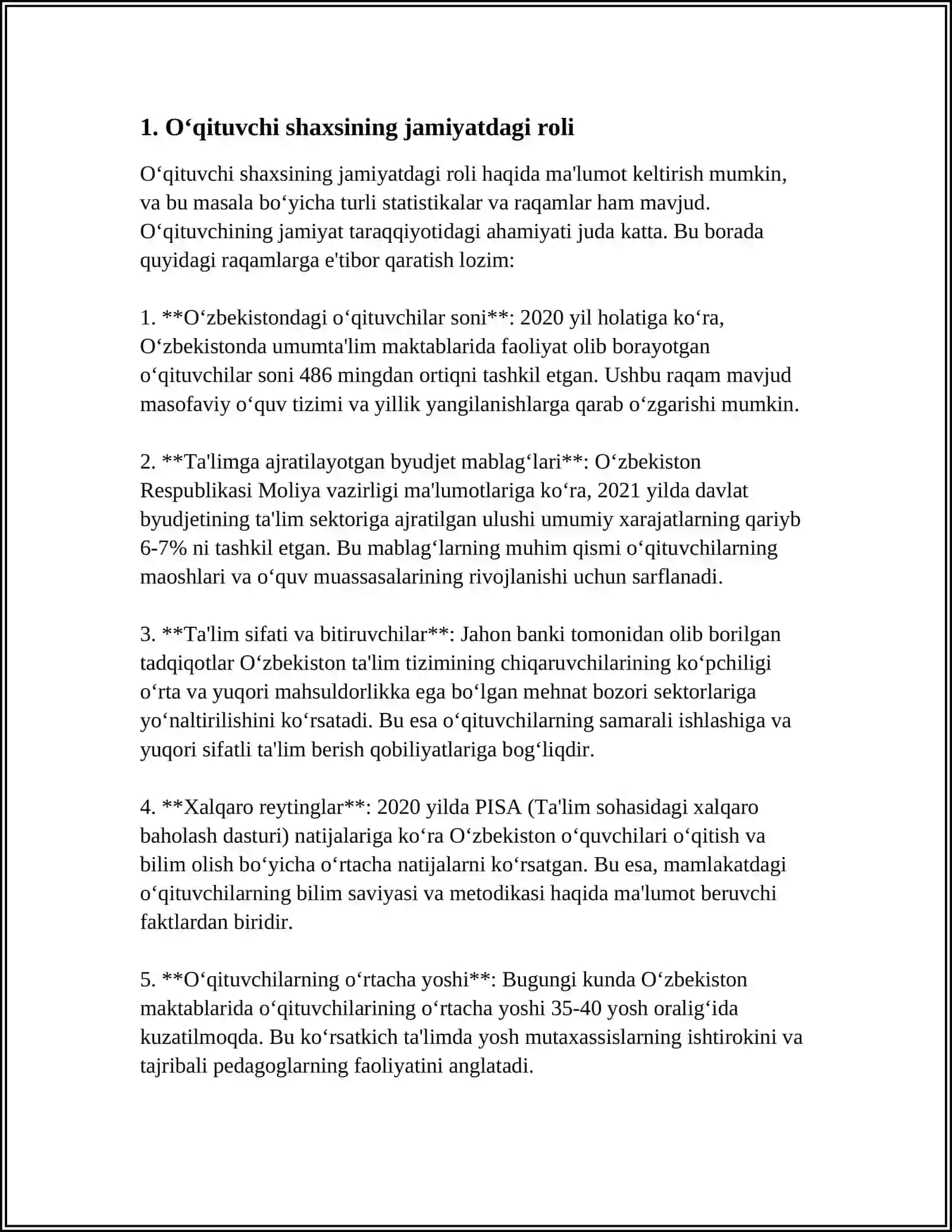 JAMIYATDA FAOL O‘QITUVCHI SHAXSI SHAKLLANISHINING IJTIMOIY-PEDAGOGIK XARAKTERI 3