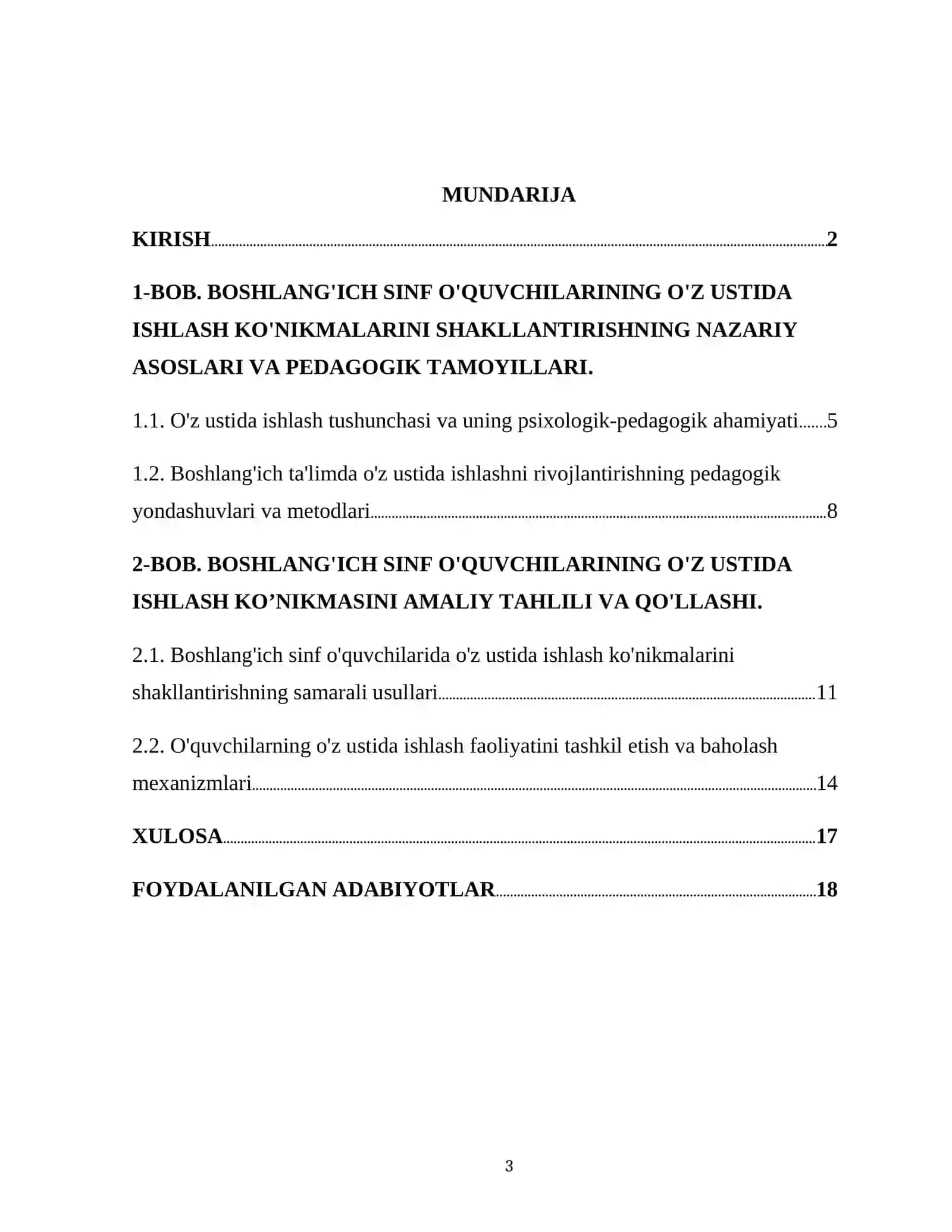 BOSHLANGʻICH SINF O’QUVCHILARINI O’Z USTIDA ISHLASHGA O’RGATISH USULLARI 3