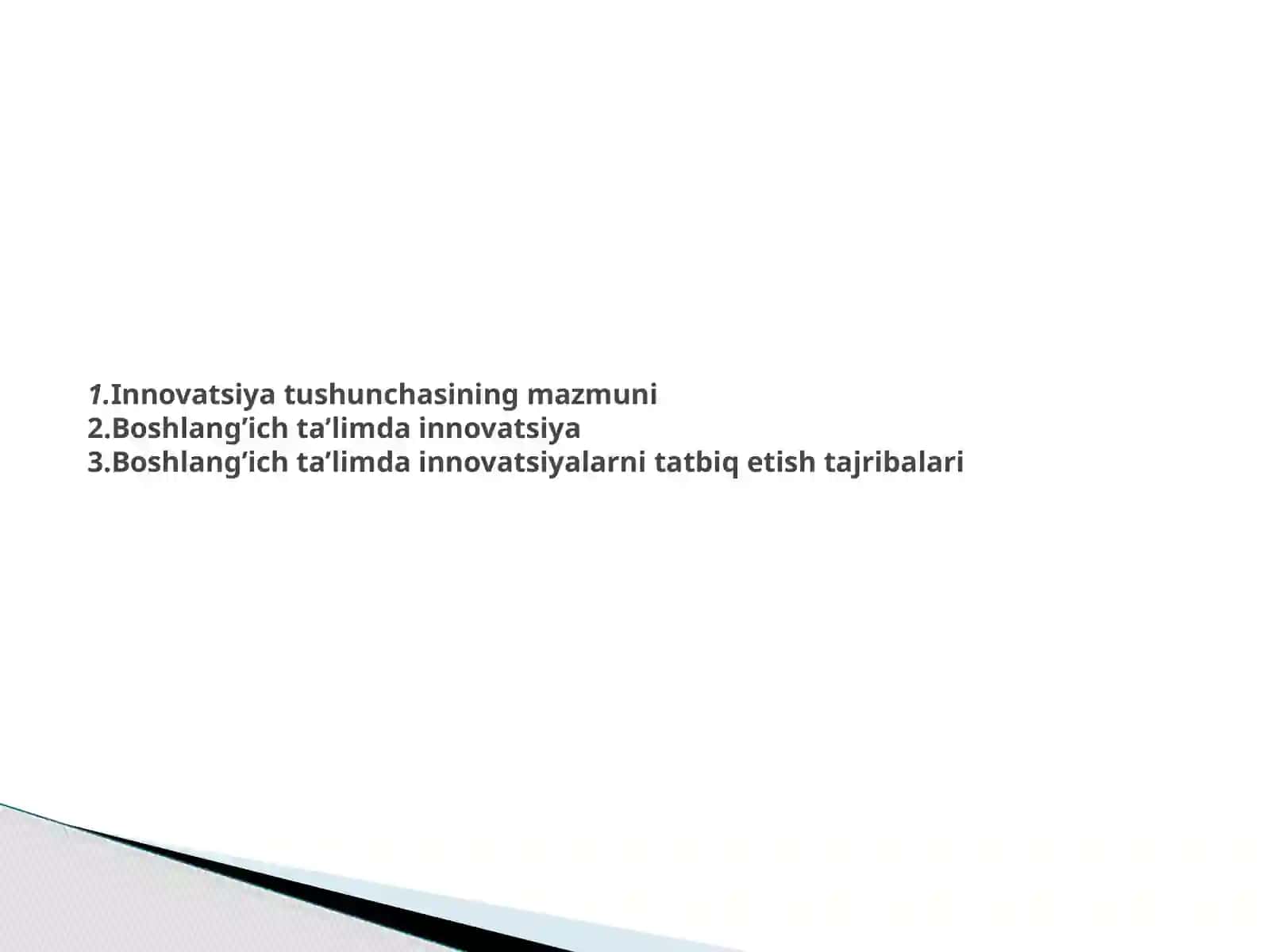 Boshlang’ich ta’limda innovatsiya mazmuni 3