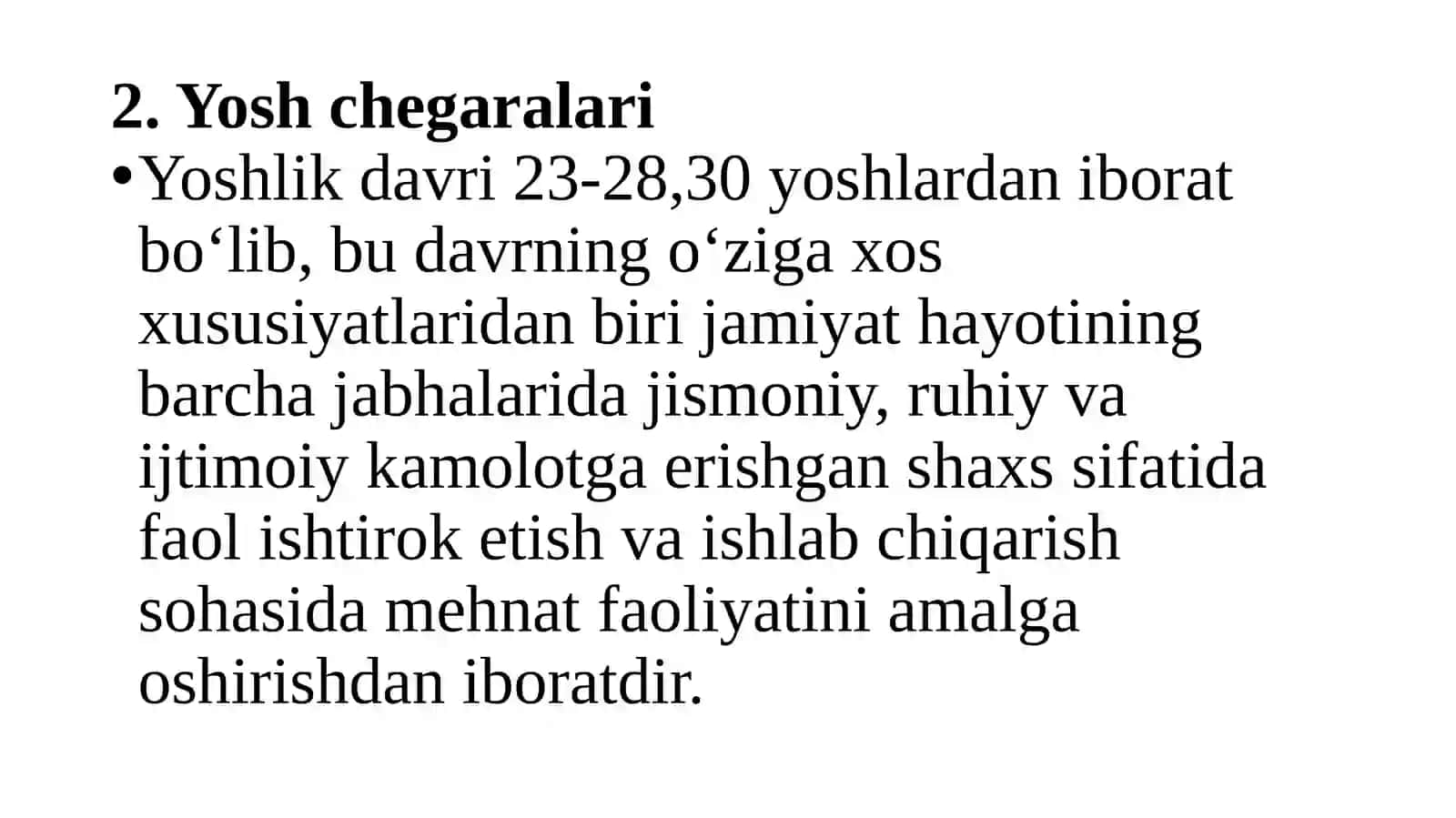 YOSHLIK DAVRI 3