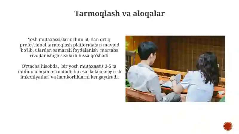 Karyerani boshqarishda yoshlar bilan ishlash 3