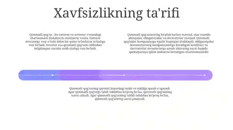Qimmatli Qog'Ozlar Va Ularning Turlari 3