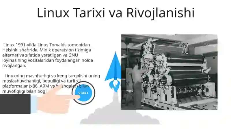 Linux operatsion tizimlarning rivojlanishi va ishlash prinspi 3