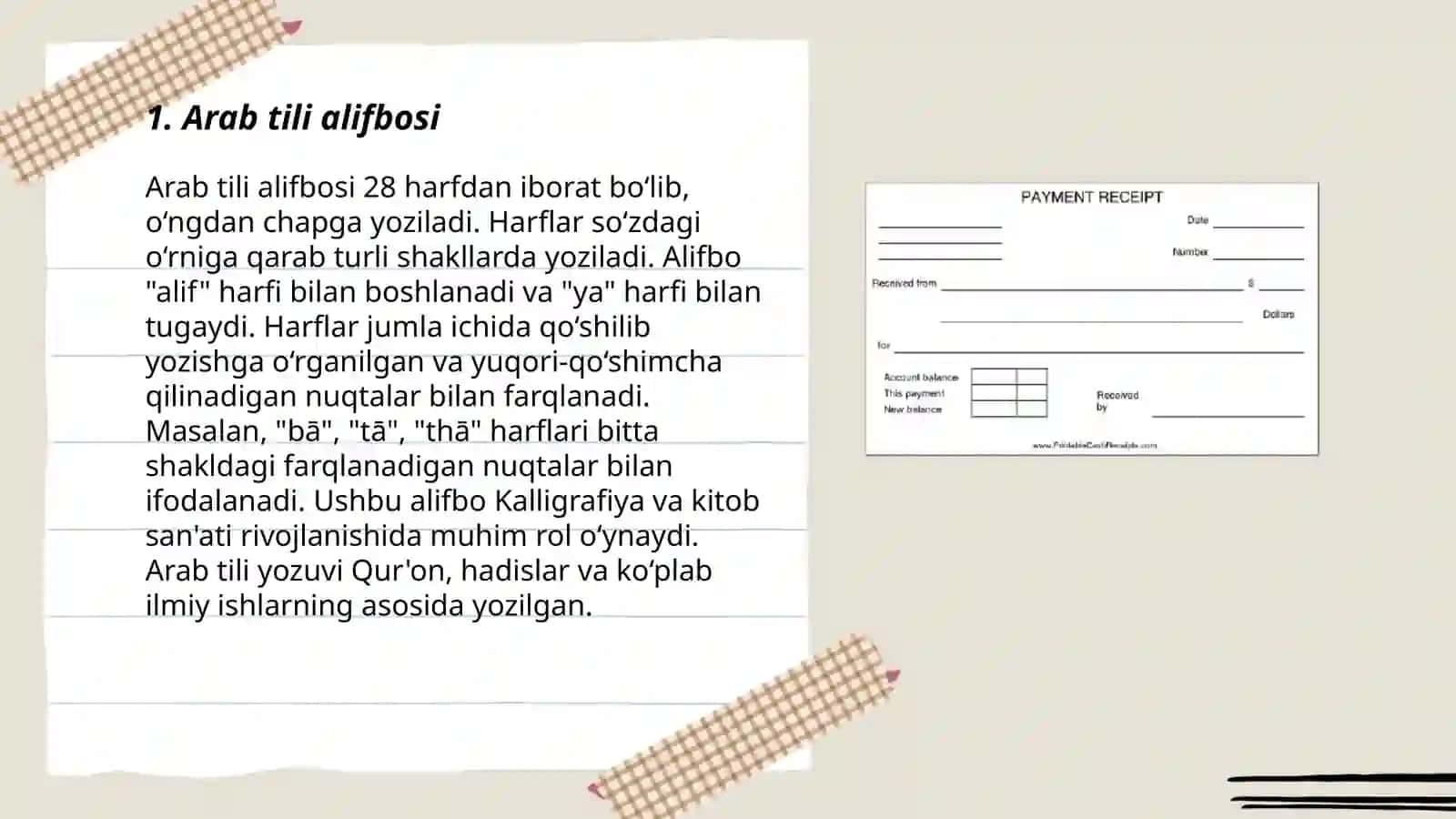Arab tili grammatikasini õrgatish 3