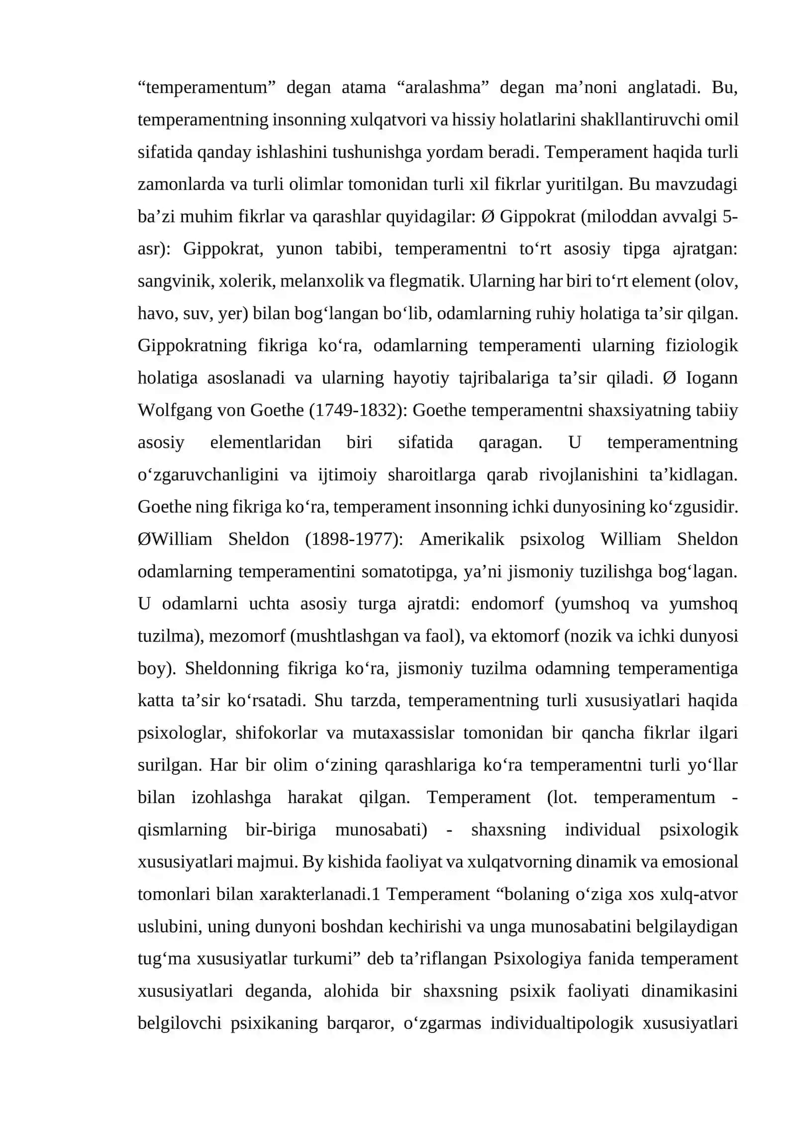 Belovning temperament so'rovnomasi 3