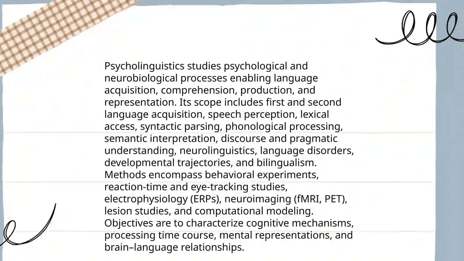 Psycholinguistics the basics 3