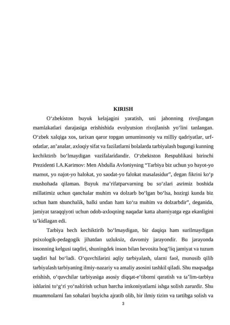 MILLIY QADRIYAT VA ANʼANALAR ORQALI O‘QUVCHILARNI TARBIYALASH MAQSADI 3