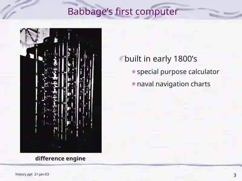 Charles Babbage's Analytical Engine 3