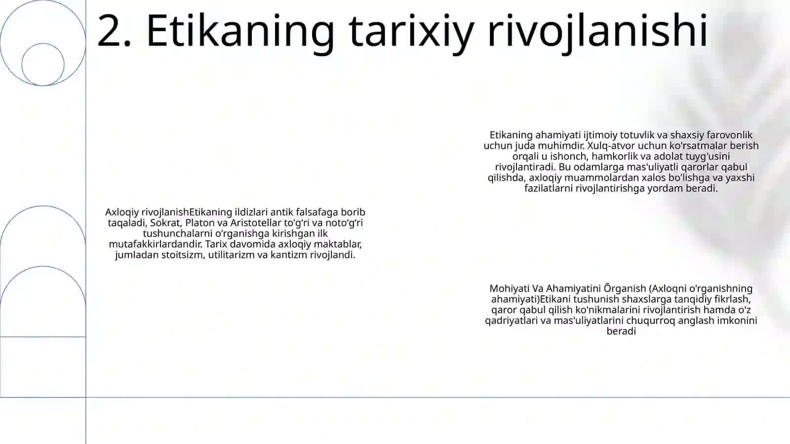 Etikaning Mohiyati Va Ahamiyatini Õrganish 3