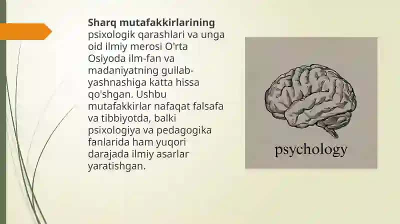 Sharq mutafakkirlarining psixologik qarashlari 3