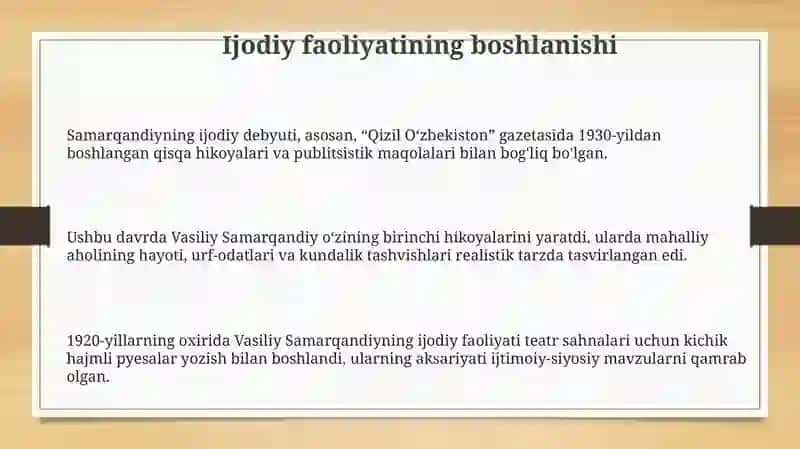 Vasliy Samarqandiy hayoti va ijodi 3