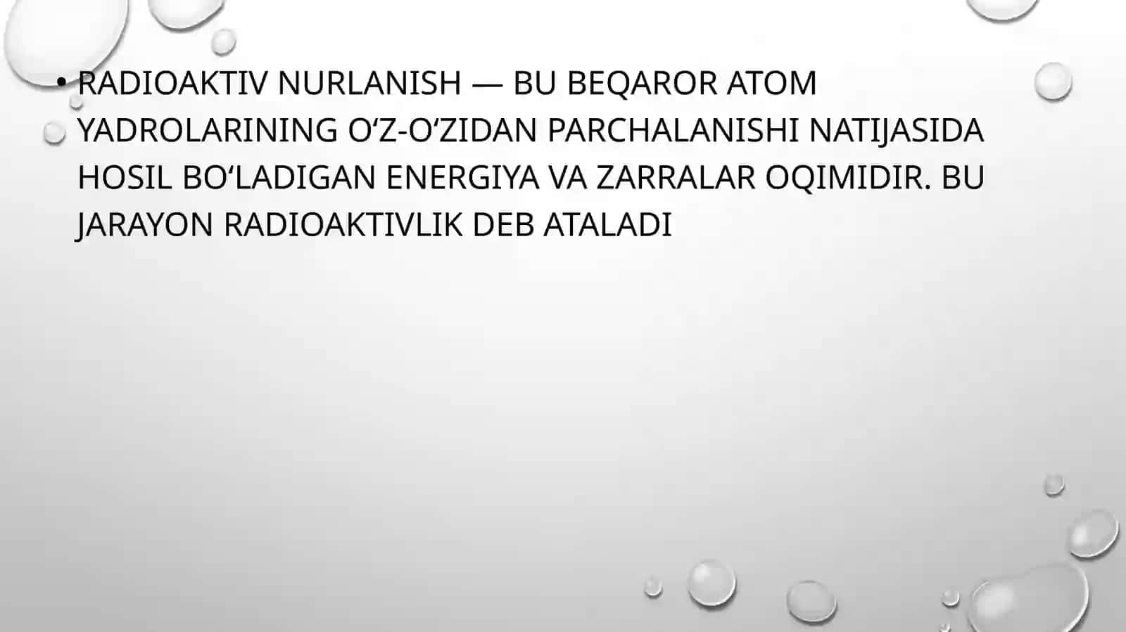 Radiaktiv nurlanishni inson salomatligiga ta'siri 3