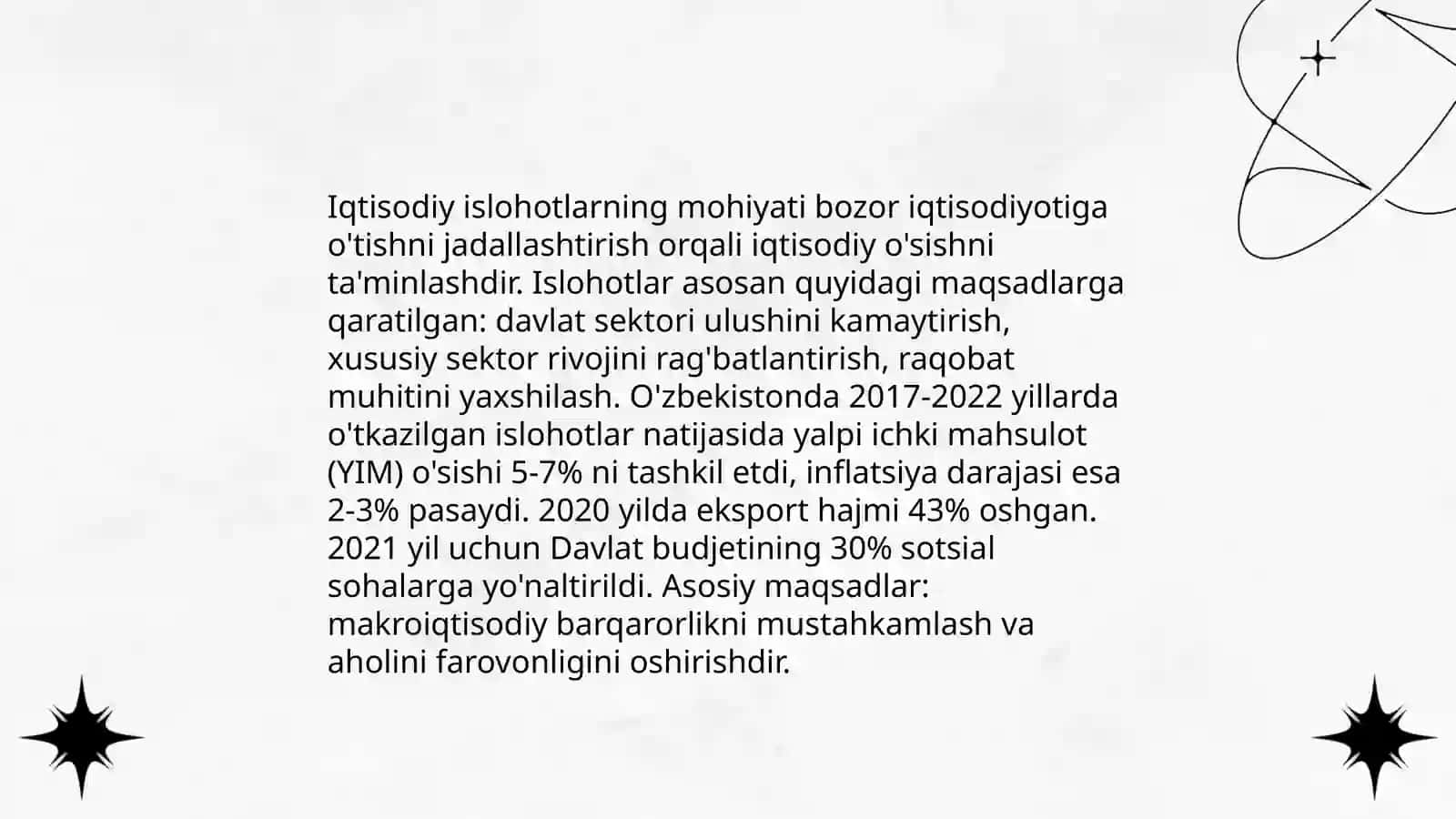 Iqtisodiy Islohotlar va Xususiy Mulkchilik 3