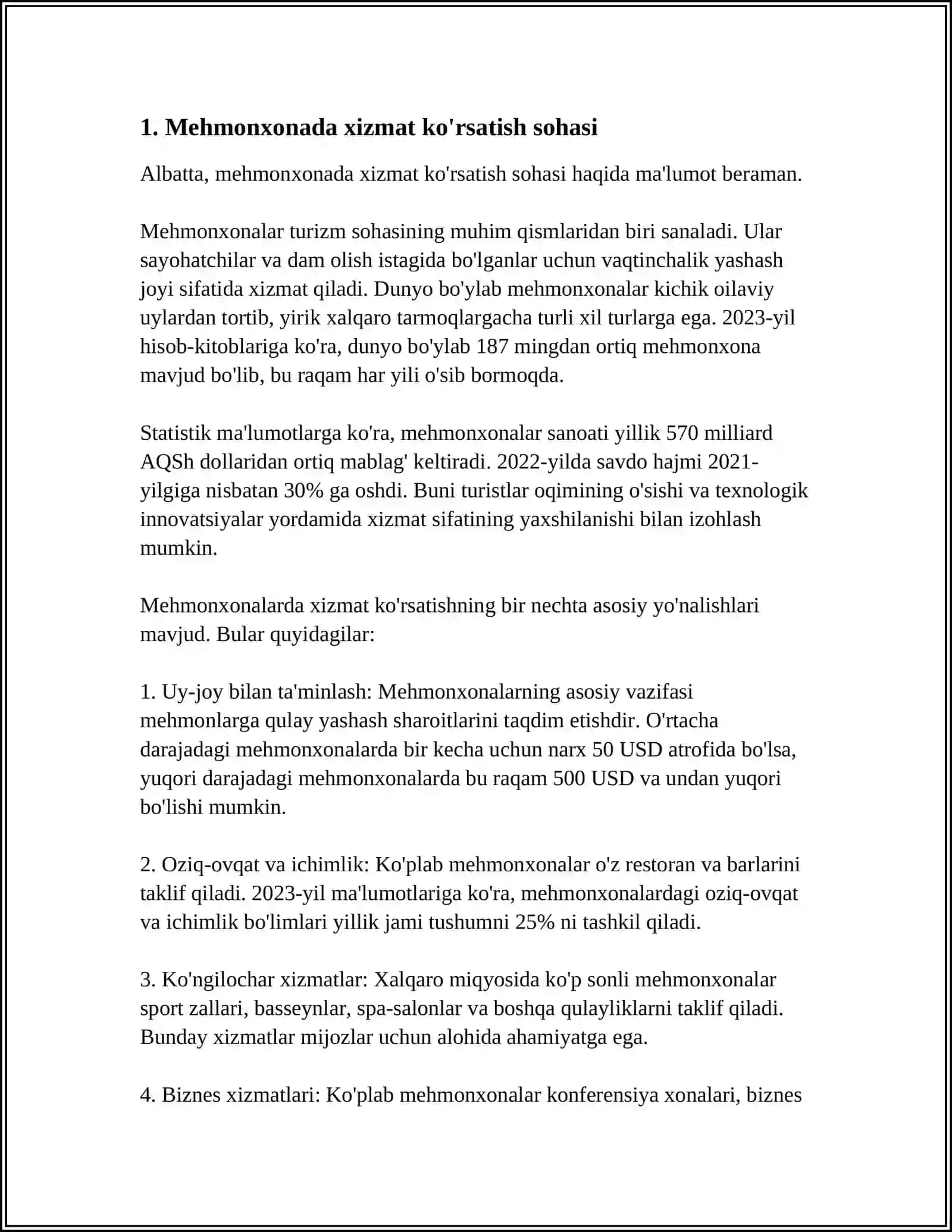 MEHMONLARDA ISH OʻRINLARI TASHKIL ETISH 3
