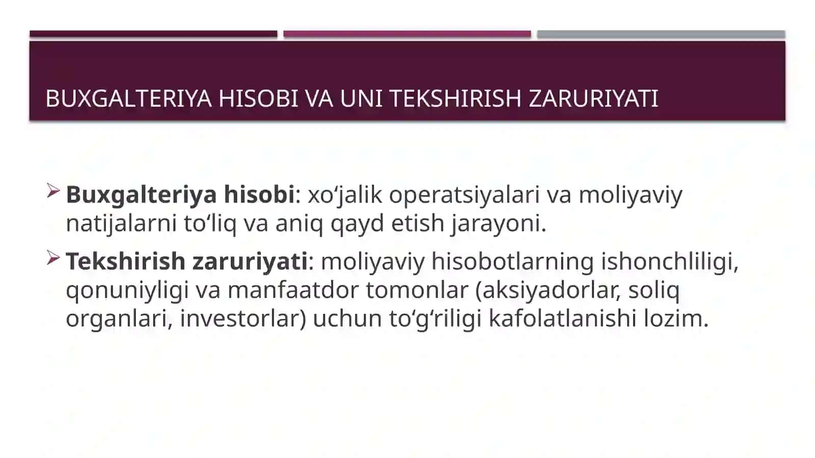 Audit and assurance II 3