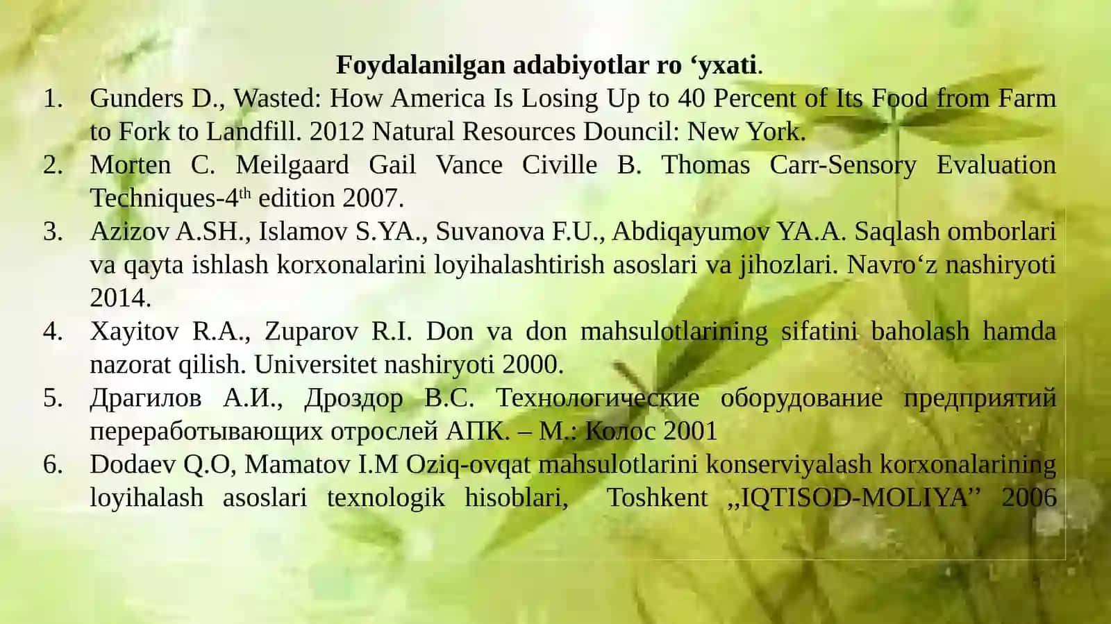 “TIQXMMI” MILLIY TADQIQOT UNIVERSITETININGQARSHI IRRIGATSIYA VA AGROTEXNOLOGIYALAR INSTITUTI 3