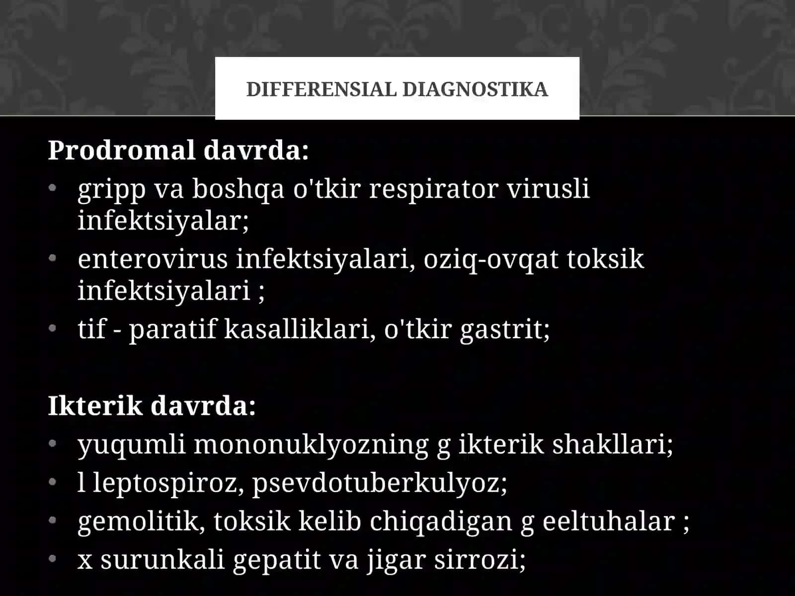 Virusli gepatit diagnostikasi 3