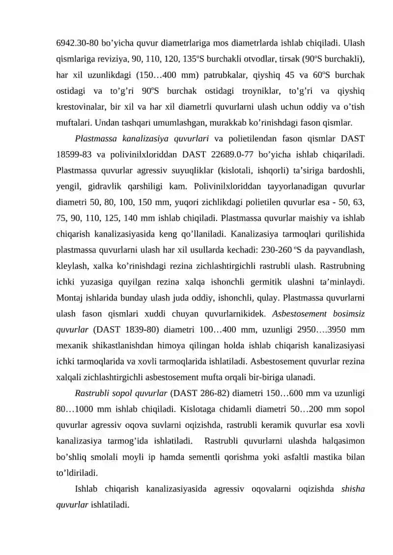 Binolarning kanalizasiya tarmoqlari 3