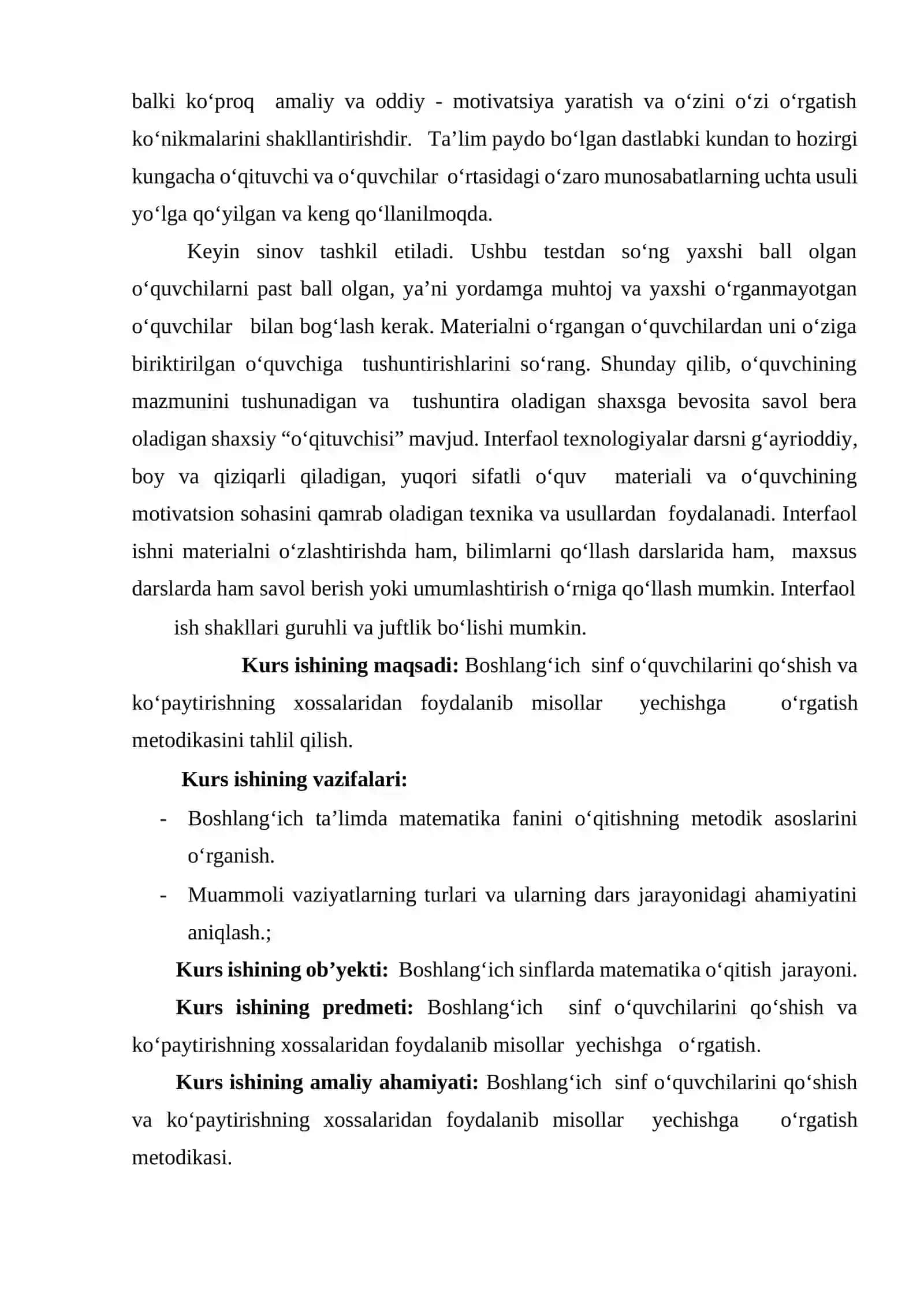 Boshlang‘ich sinf matematika darslarida muammoli vazyatlardan foydalanish metodikasi 3