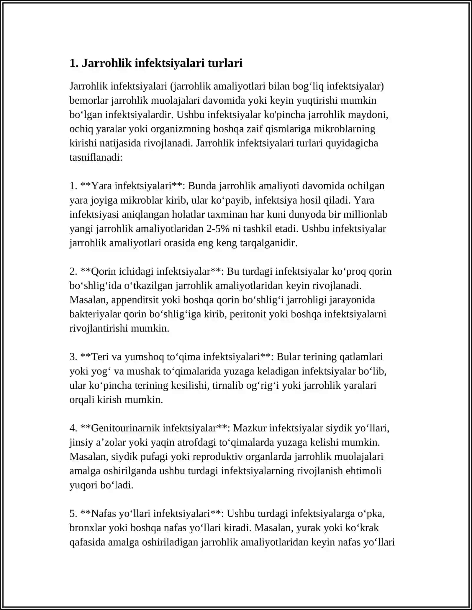 JARROHLIK INFEKSIYASI-MAHALIY INFEKSIYALAR,ABSESS,FLEGMONA, SARMAS,PANARISSIY,LIMFADENIT 3
