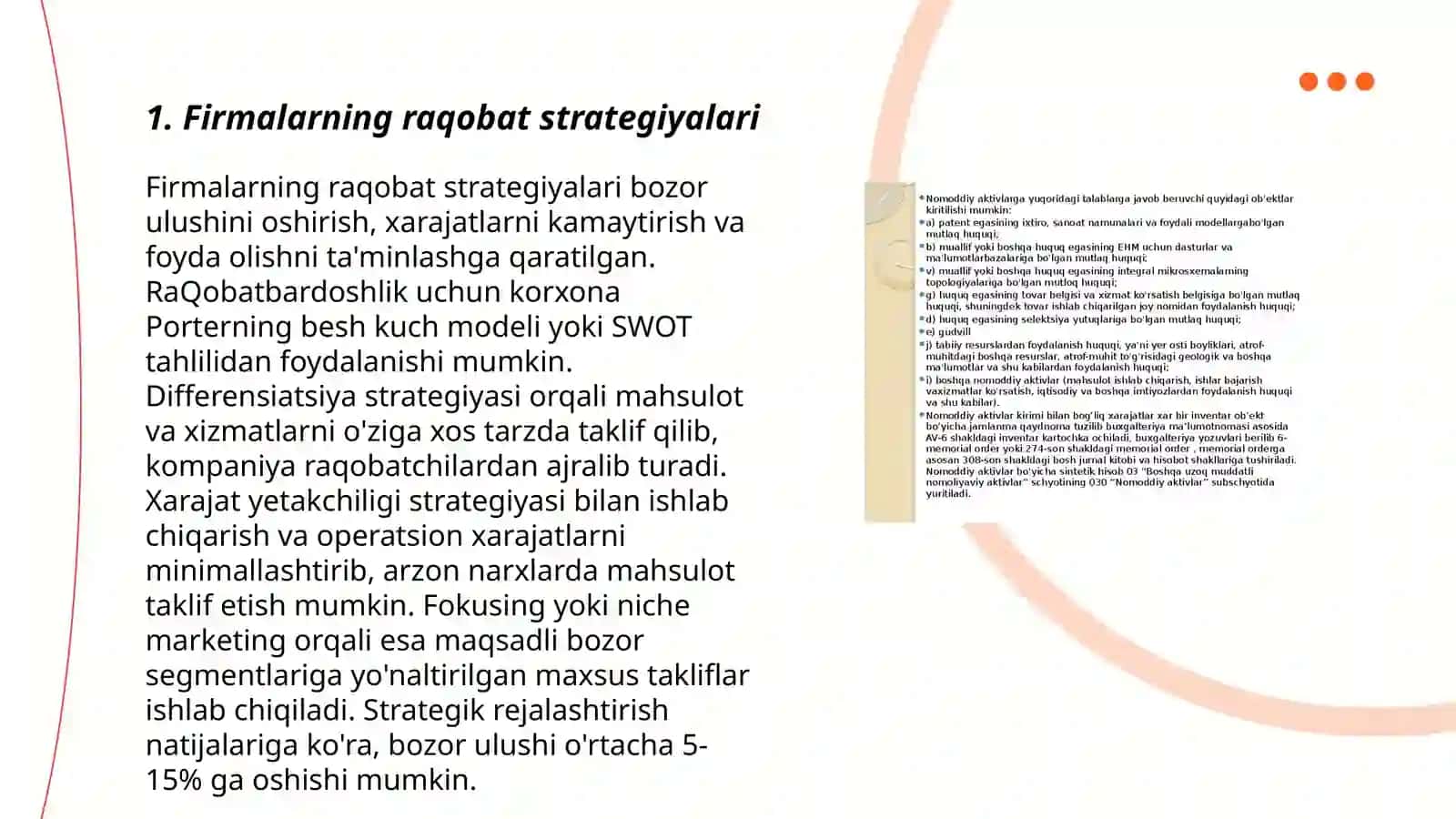 Resurslar va maxsulot bozorida firmalarning xolati 3