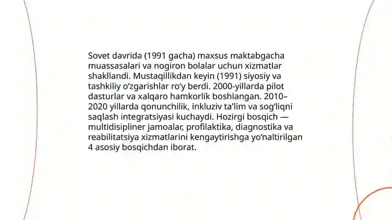 O‘zbekistonda ilk yoshdagi bolalarga erta yordamni yuzaga kelishi va rivojlanishi 3