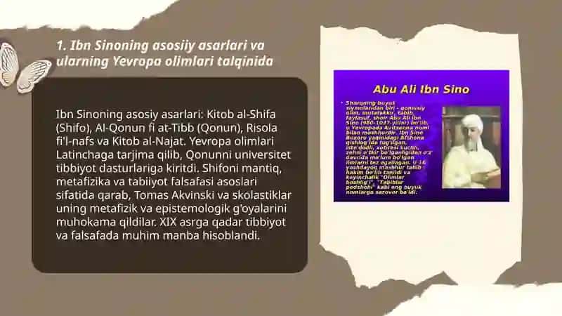 Ibn Sino Yevropa olimlari talqinida 3