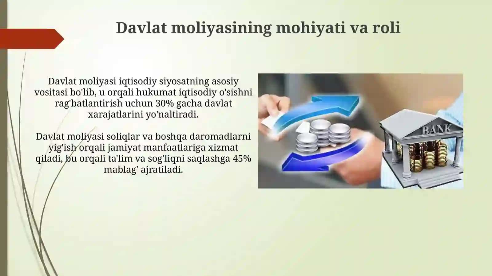 Davlat moliyasi mohiyati va ahamiyati 3