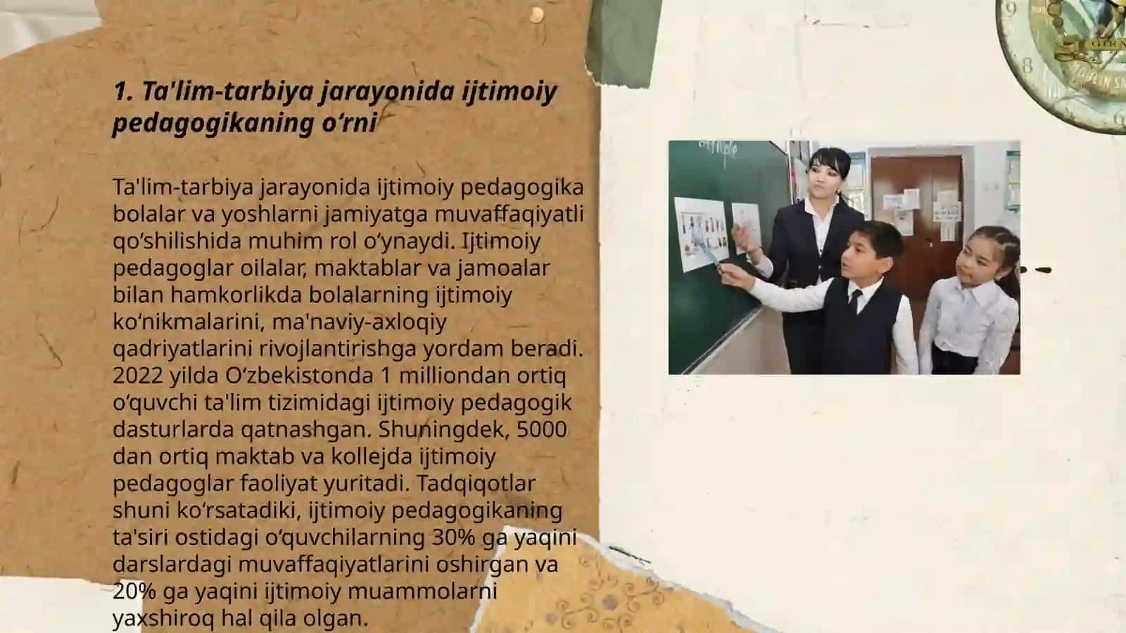 Ta'lim-tarbiya ijtimoiy pedagogik dolzarb sifatida 3