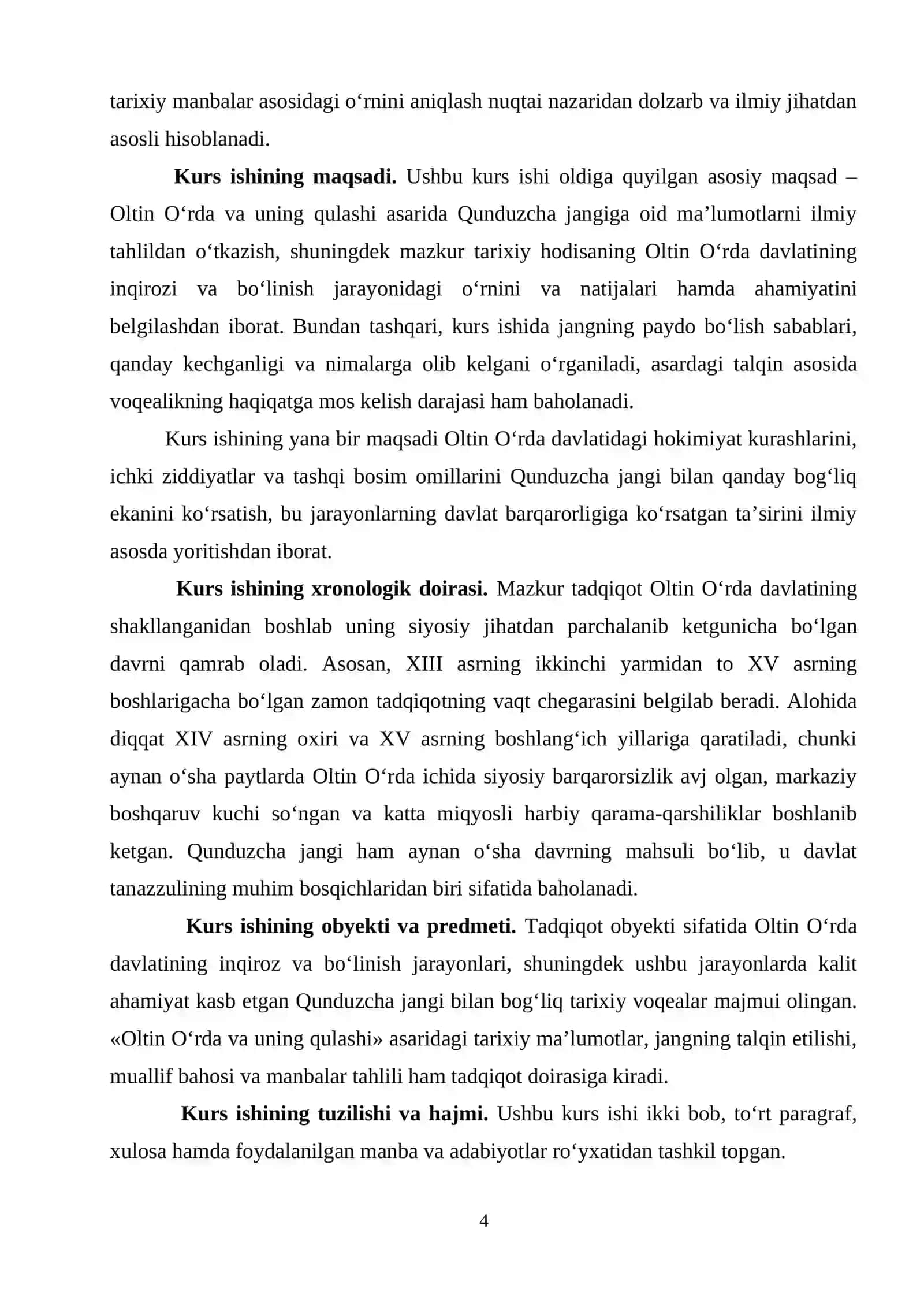 Oltin O'rda va uning qulashi asarida qunduzcha jangining yoritilishi 3
