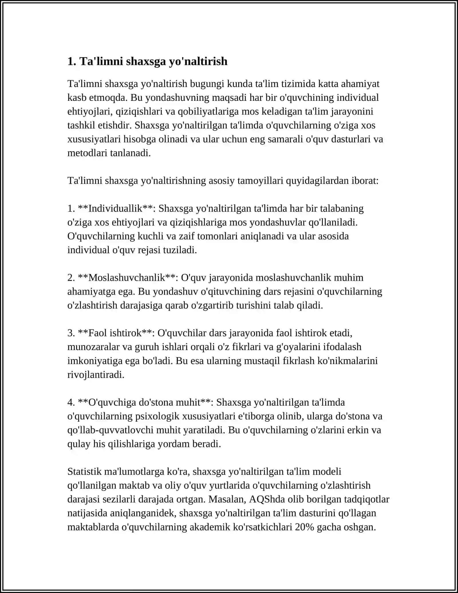 TA’LIMNING SHAXSGA YO’NALTIRILGAN TEHNALOGIYASI 3