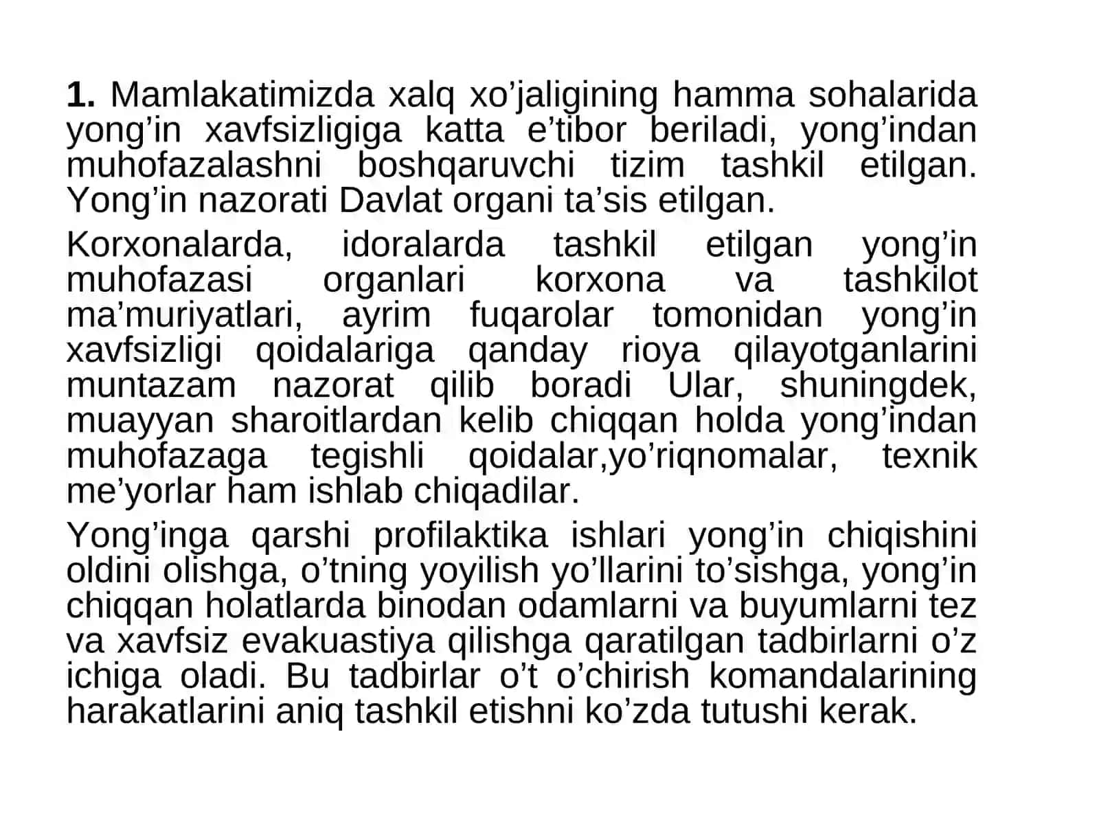 MA’RUZAATK, AS, SMlarda yong’in xavfsizligi 3