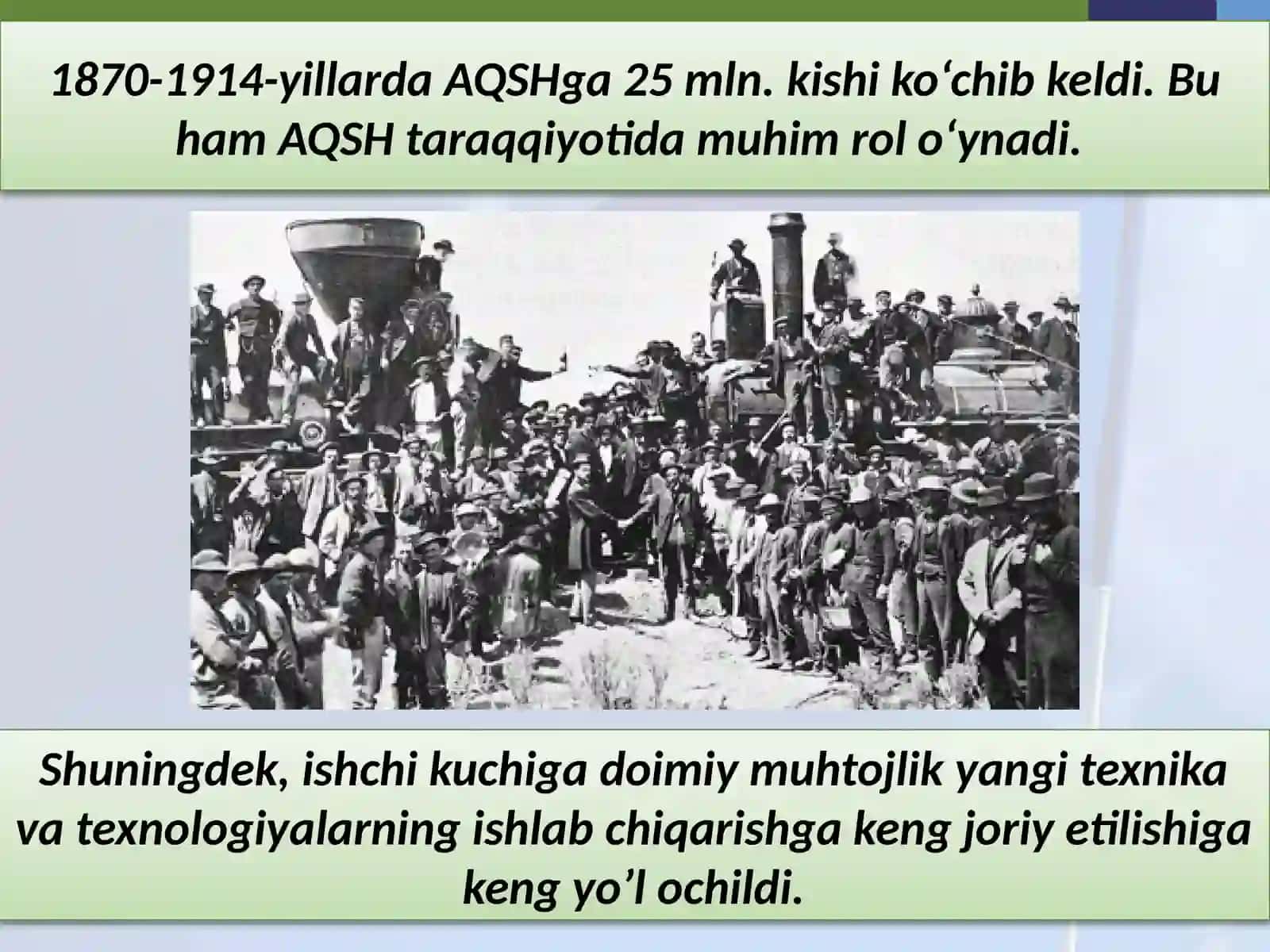 Amerika Qo’shma Shtatlari Iqtisodiy taraqqiyot 3