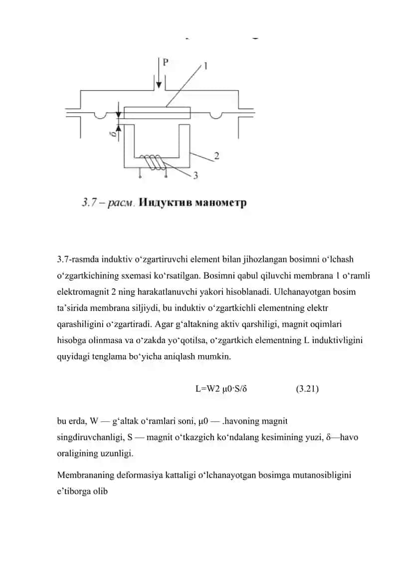 Elektr bosim o‘lchash asboblarining funksional sxemalarini o‘rganish 3
