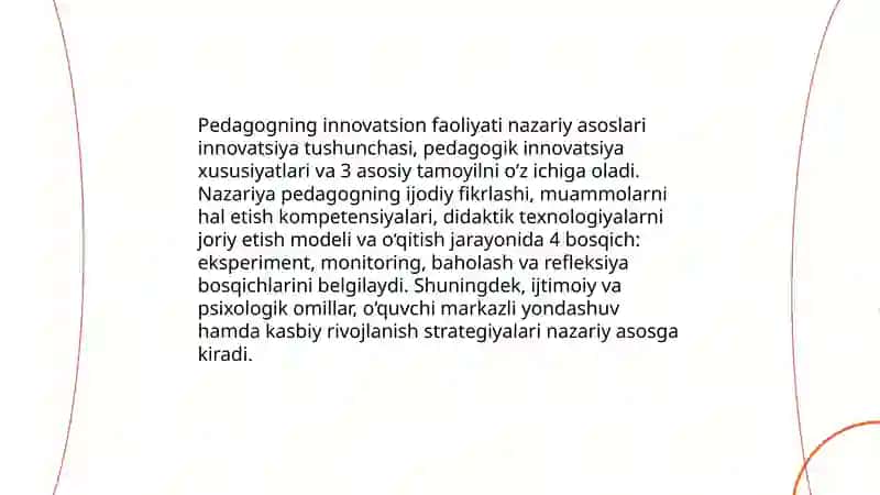 Pedagogning inavatsion faolyati 3